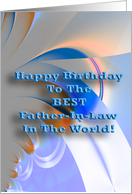 Happy Birthday Father-In-Law - Blank Inside card