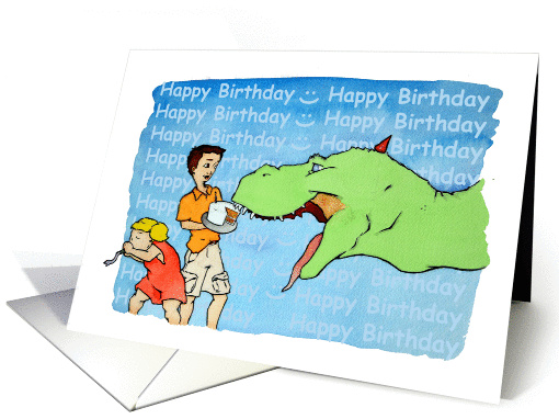 Dinosaur Birthday card (117076)