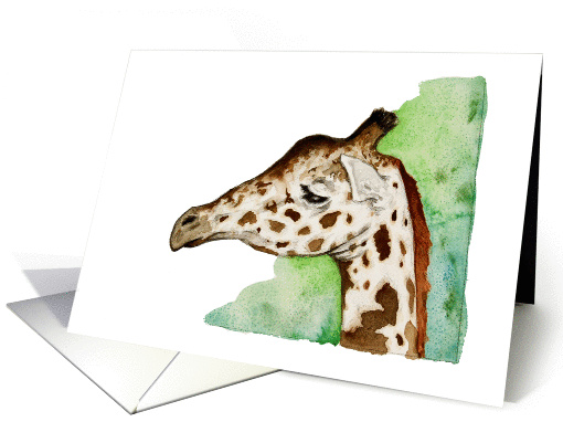 Giraffe card (117822)