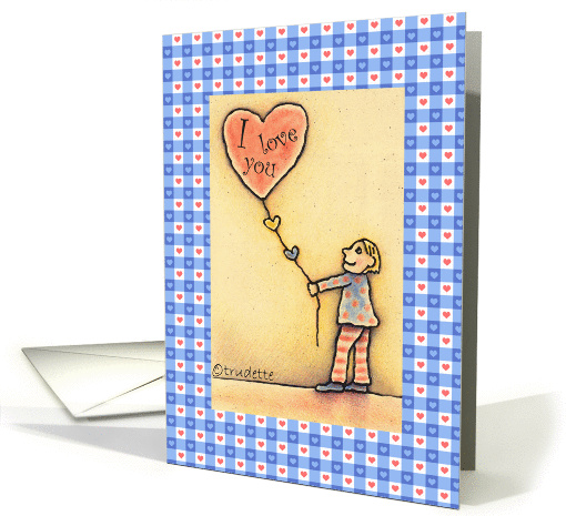 I love you card (53628)