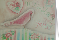 missing you card