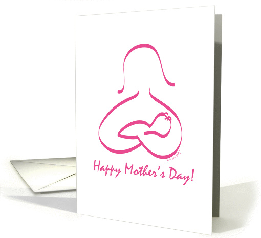 Mother Child Happy Mother's Day card (57613)
