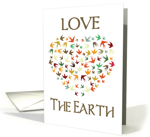 Earth Day - Love the Earth card (914338)