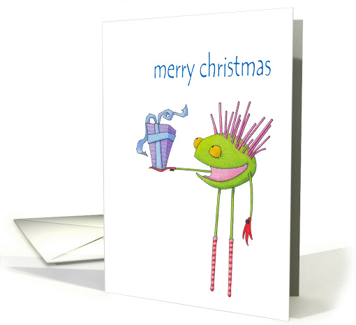 Critter Cedric Merry Christmas card (105857)