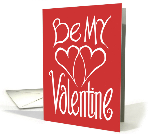 Valentine Hearts Red card (129411)