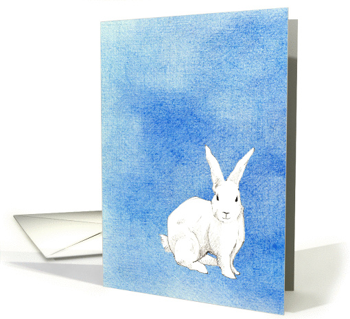 Rabbit Blue card (163159)
