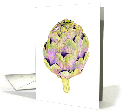 Purple Artichoke card (207349)