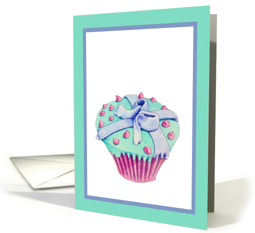 Crooked Cupcake card (224156)