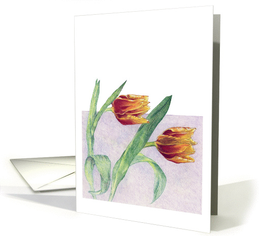 Tulips card (231503)