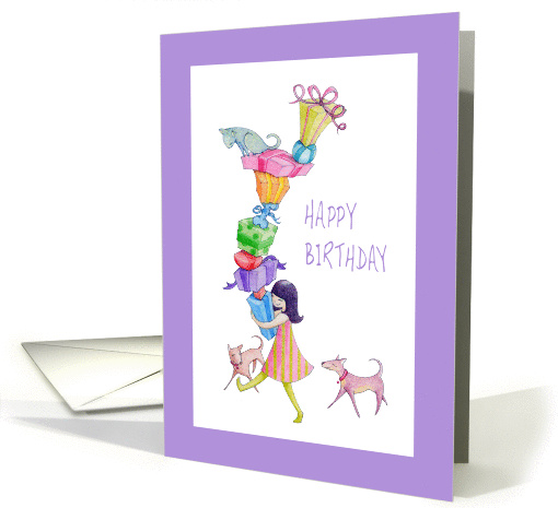 Gifts Girl Birthday card (252109)