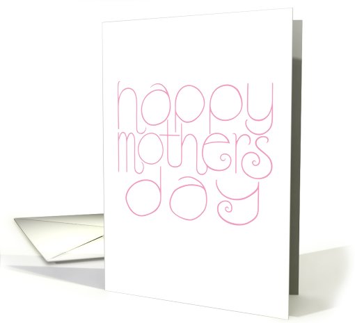 Mothers Day pink card (422774)