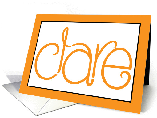 Clare orange card (468875)