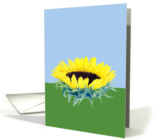Floating Sunflower card (478037)