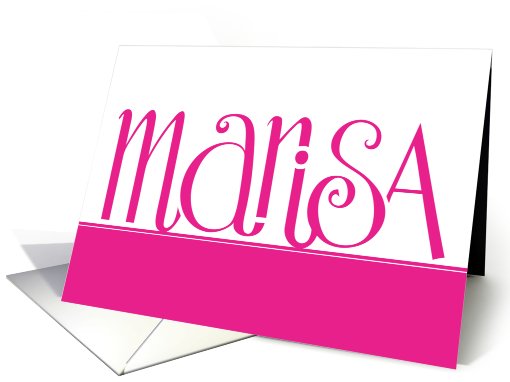 Marisa cherry pink card (488284)