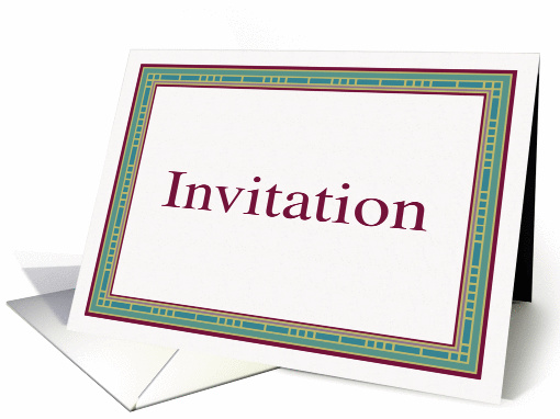 Invitation card (78651)