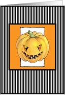 Halloween Stripes card
