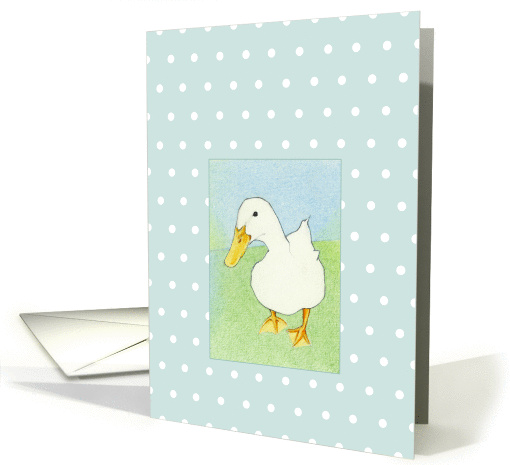 Duck Kiss Dots card (94637)