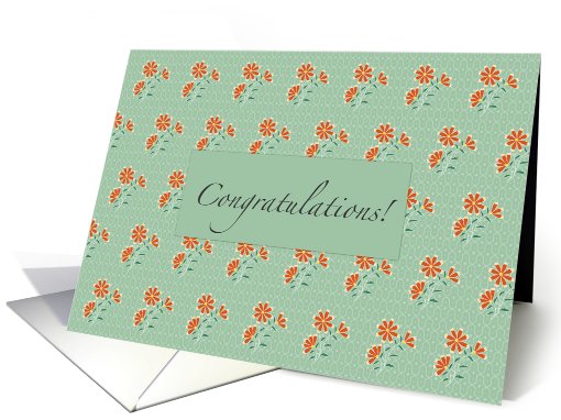 Naila Floral Batik Congratulations card (957571)