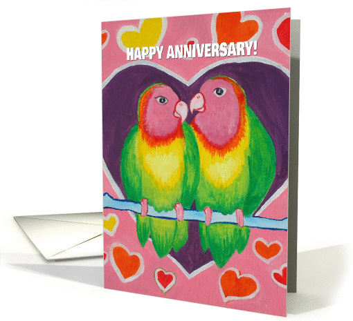 Love Birds Wedding Anniversary card (961549)