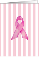 Pink Ribbon (donation to charity) card