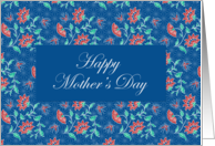 Mother’s Day for Mum, Aiyana Floral Batik Card