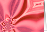 Breast Cancer- Self Exam Reminder (Pink Abstract) card