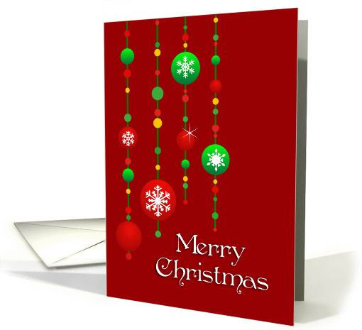 Merry Christmas Bangles card (109507)