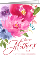 Happy Mother’s Day Watercolor Bouquet to Goddaughter card