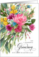 Happy Mother’s Day Beautiful Bouquet for Grandmom card
