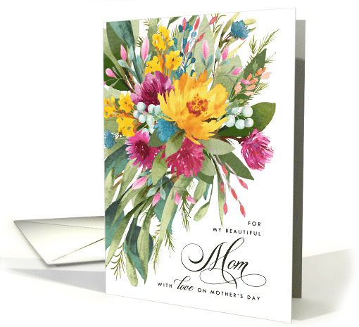 Happy Mother's Day Beautiful Bouquet for Mom card (1598208)