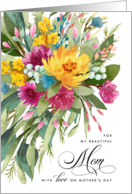 Happy Mother’s Day Beautiful Bouquet for Mom card