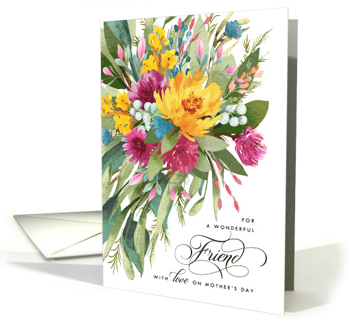 Happy Mother's Day Beautiful Bouquet for Friend card (1598218)