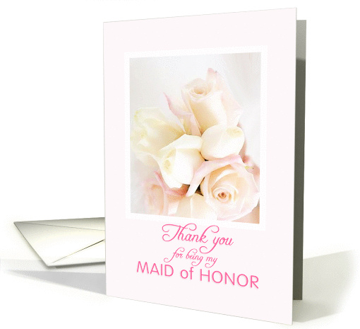 Maid of Honor - Thank You card (211343)