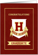 Graduation Congratulations - High School card