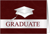 Graduation Congratulations - Garnet and Gray card