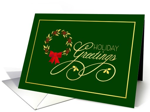 Holiday Greetings - Elegant Holiday card (508417)