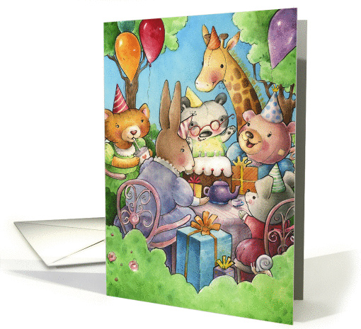 Animal Party card (164958)