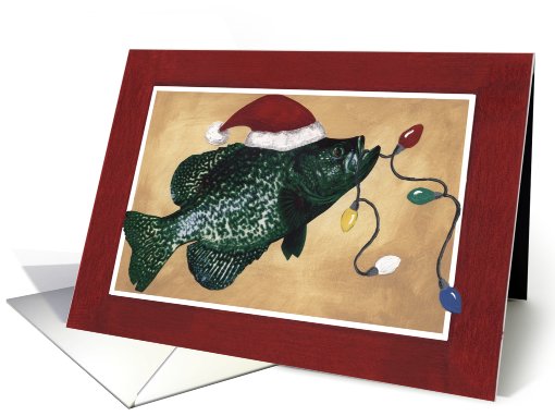 Crappie Holidays card (525807)
