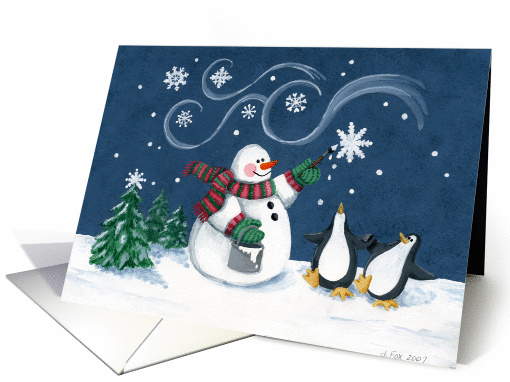 Snowflake Painter card (53087)