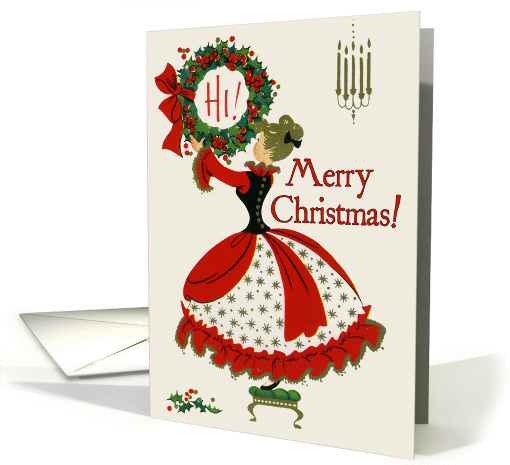 Retro-Style Christmas card (288910)