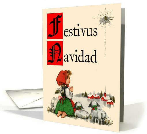Santa Claus Brings Christmas Greetings card (316825)