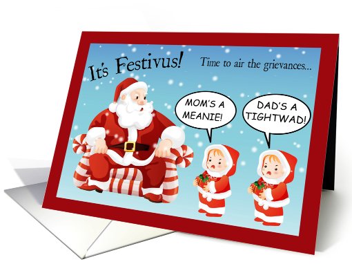 It's Time for Festivus Grievances! card (596080)