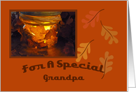 Grandpa Thanksgiving Blessing Card