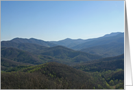 Beautiful Blue Ridge Mountains Blank Card