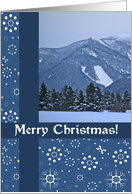 Adirondack Mountains Merry Christmas Card