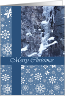 Ice Merry Christmas Card