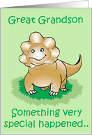 Special Great Grandson Adoption Day Card