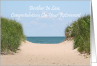 Brother In Law Beach Retirement Card
