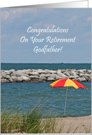 Godfather Beach Umbrella Retirement Card