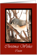 Cousin Titmouse Christmas Wishes Card